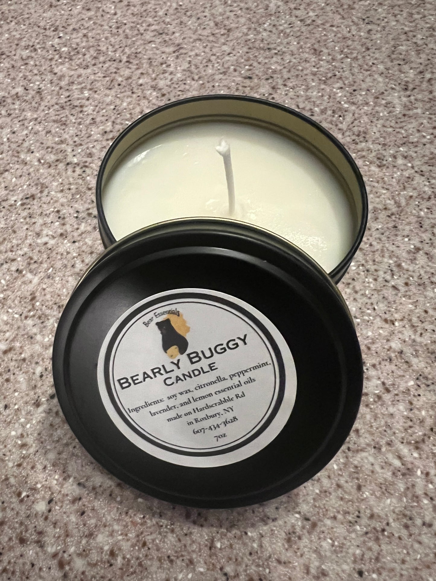 Bearly Buggy Candle