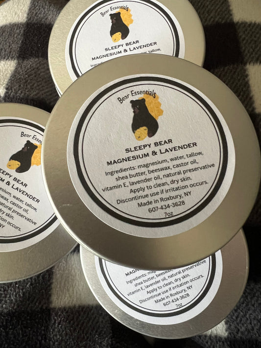 Sleepy Bear Magnesium and Lavender Cream